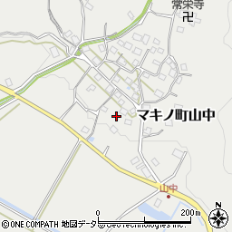 滋賀県高島市マキノ町山中458周辺の地図