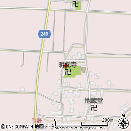 兵庫県豊岡市引野周辺の地図