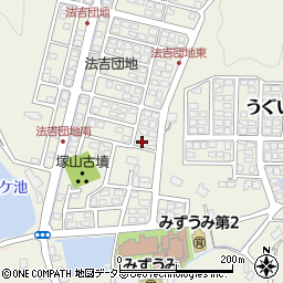 島根県松江市西法吉町9-11周辺の地図