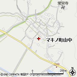 滋賀県高島市マキノ町山中461周辺の地図