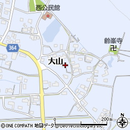 岐阜県加茂郡富加町大山565周辺の地図