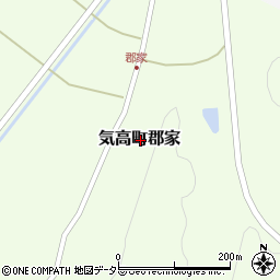 鳥取県鳥取市気高町郡家周辺の地図