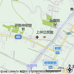 山梨県西八代郡市川三郷町岩間2529周辺の地図