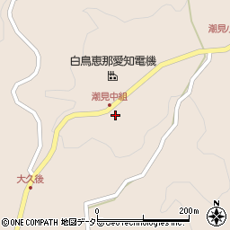 潮久寺周辺の地図