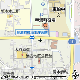 谷口病院附属診療所　東伯サテライト周辺の地図