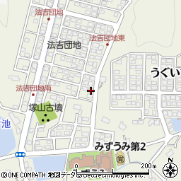 島根県松江市西法吉町9-23周辺の地図