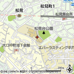 横浜市立盲特別支援学校周辺の地図