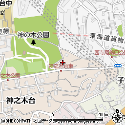 神之木台34相沢宅"akippa駐車場周辺の地図