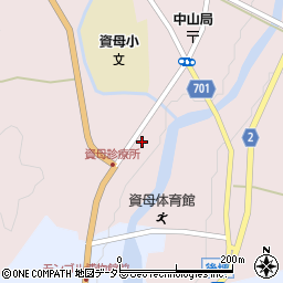 兵庫県豊岡市但東町中山781周辺の地図