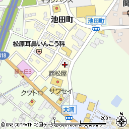 名紳美濃関店周辺の地図