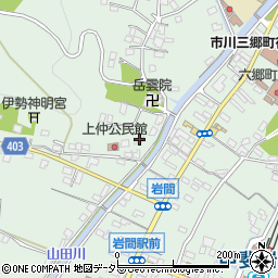 山梨県西八代郡市川三郷町岩間2512周辺の地図