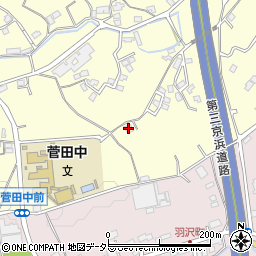 神奈川県横浜市神奈川区菅田町2045周辺の地図