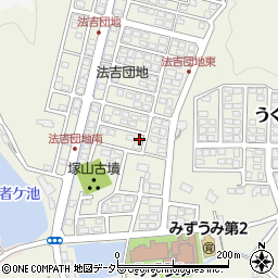 島根県松江市西法吉町11-11周辺の地図