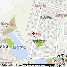 島根県松江市西法吉町33周辺の地図