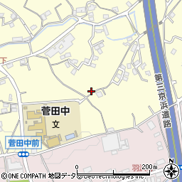 神奈川県横浜市神奈川区菅田町1973周辺の地図