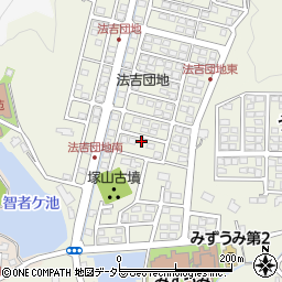 島根県松江市西法吉町11-8周辺の地図