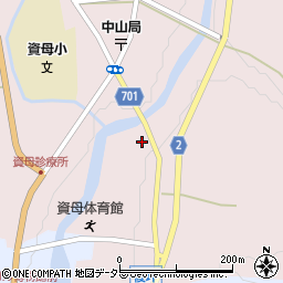 兵庫県豊岡市但東町中山700周辺の地図