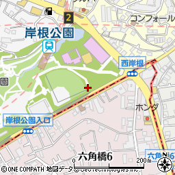 神奈川県横浜市港北区岸根町806周辺の地図