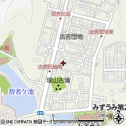 島根県松江市西法吉町11-5周辺の地図