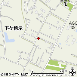 千葉県大網白里市下ケ傍示721-43周辺の地図