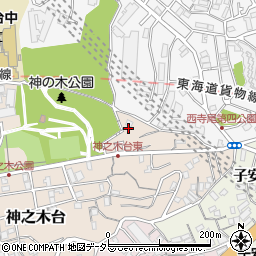 神奈川県横浜市神奈川区神之木台36-17周辺の地図