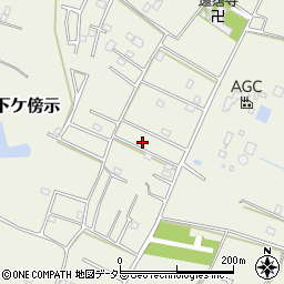 千葉県大網白里市下ケ傍示721-12周辺の地図