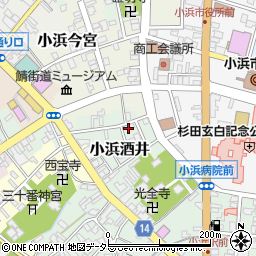 福井県小浜市小浜酒井周辺の地図
