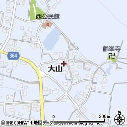 岐阜県加茂郡富加町大山561周辺の地図