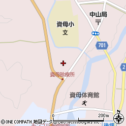 兵庫県豊岡市但東町中山764周辺の地図