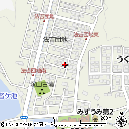 島根県松江市西法吉町12-16周辺の地図