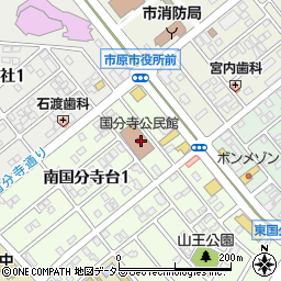 国分寺公民館周辺の地図