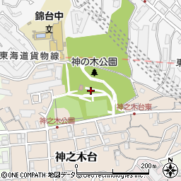 神奈川県横浜市神奈川区神之木台13-8周辺の地図