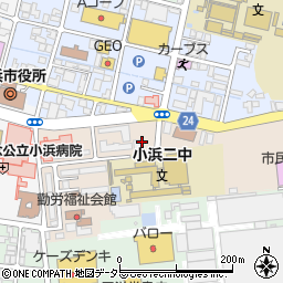 株式会社福井新聞折りこみセンター　小浜支社周辺の地図