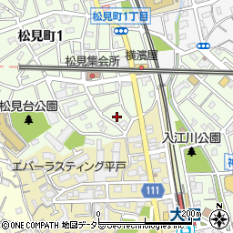 神奈川県横浜市神奈川区松見町1丁目7周辺の地図