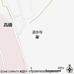 退休寺周辺の地図