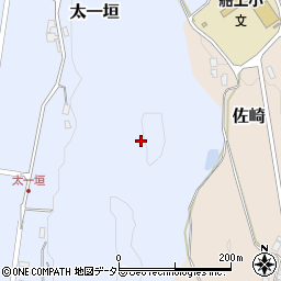 鳥取県東伯郡琴浦町太一垣周辺の地図