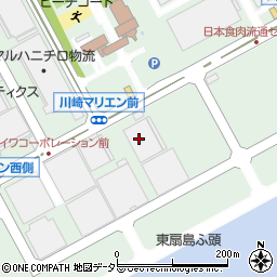 日本通運株式会社　川崎海運支店東扇島国際物流センター周辺の地図