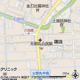 岐阜県岐阜市太郎丸諏訪132周辺の地図