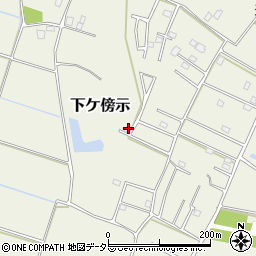 千葉県大網白里市下ケ傍示527周辺の地図