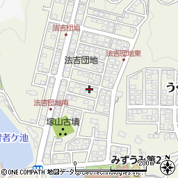 島根県松江市西法吉町12-9周辺の地図