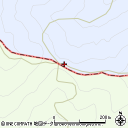 犬越路周辺の地図