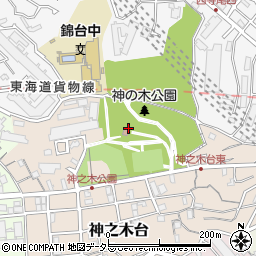 神奈川県横浜市神奈川区神之木台13周辺の地図