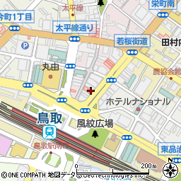 翁鳥取駅前店周辺の地図