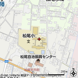 飯田市立松尾小学校周辺の地図
