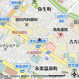 鳥取県鳥取市末広温泉町周辺の地図