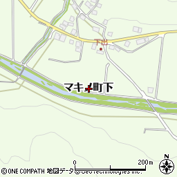 滋賀県高島市マキノ町下周辺の地図
