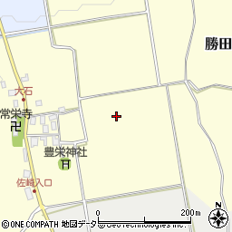 鳥取県東伯郡琴浦町勝田周辺の地図