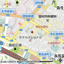 鳥取県信用農業協同組合連合会　ＪＡバンク推進部システム周辺の地図