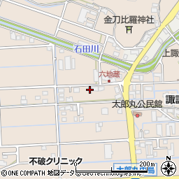 岐阜県岐阜市太郎丸諏訪58周辺の地図