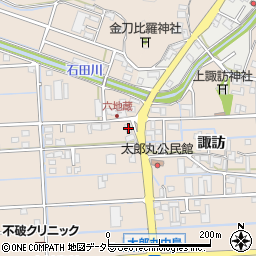 岐阜県岐阜市太郎丸諏訪71周辺の地図